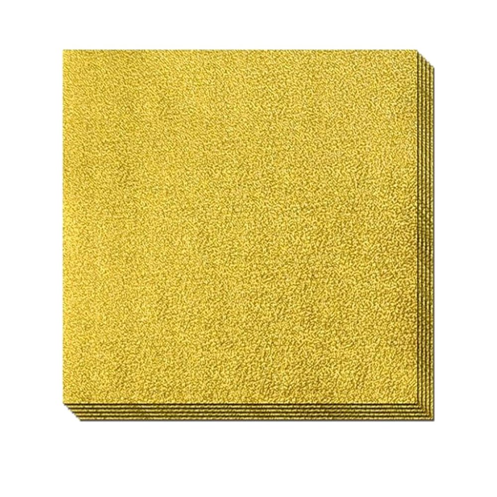 Foil Candy Wrappers, 100 PCS, 4x4 Inches, Aluminum Foil Sheets, for Chocolate Candy Packaging, Christmas, Easter, Thanksgiving, Birthday Party (Gold, 4x4 inch)