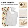 Merry Christmas Cute Elf Travel hot Water Bottle with Soft Cover 2L Water Bags for Arthritis Menstrual Cramps bolsas para agua Caliente view 4