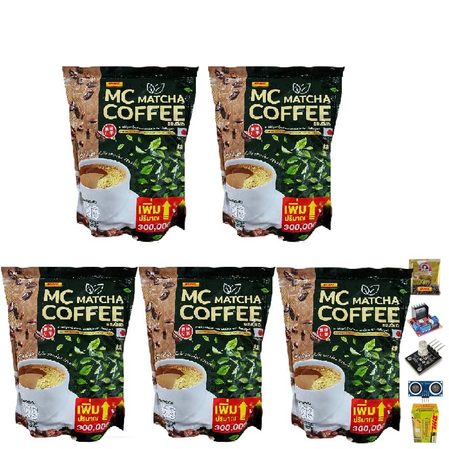 300 grams (30 Sachets) MCMatcha Coffee Instant Coffee Mix Healthy 10 in 1 Vegan Snack Arabica Roasted Delicious Mellow Intense (of 5) By Beautygoodshop [Get Free For You Beauty Gifts]