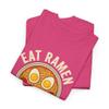 Eat Ramen Be Happy Funny Japanese Noodle Bowl Graphic Retro Foodie Anime Style Kawaii Comfort Food Humor Vintage Aesthetic Heliconia view 2