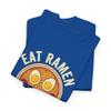 Eat Ramen Be Happy Funny Japanese Noodle Bowl Graphic Retro Foodie Anime Style Kawaii Comfort Food Humor Vintage Aesthetic Royal view 2