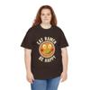 Eat Ramen Be Happy Funny Japanese Noodle Bowl Graphic Retro Foodie Anime Style Kawaii Comfort Food Humor Vintage Aesthetic Dark Chocolate view 3