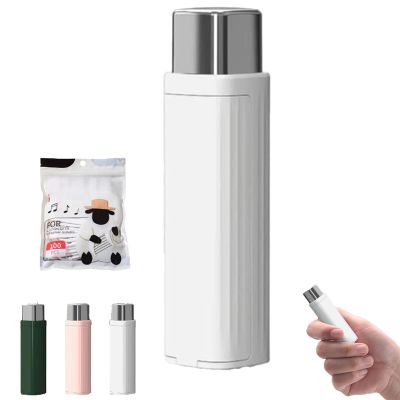 2025 New Portable Floss Dispenser, Automatic Dental Floss Pick Holder, Upgrade Toothpick Dispenser, for Dating, Travel, Family, Home, Hotels (White)