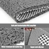 LOPCSA Non-Slip Bathtub Mat, Anti Slip Shower Mat, Fast Drying Bathtub Mats, Cushioned Bath Mat with Drain Holes,Quick Dry PVC, for Tub, Floor, Bathroom, Kitchen, Home, Hotel(Black,45X75CM) view 3