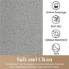 LOPCSA Non-Slip Bathtub Mat, Anti Slip Shower Mat, Fast Drying Bathtub Mats, Cushioned Bath Mat with Drain Holes,Quick Dry PVC, for Tub, Floor, Bathroom, Kitchen, Home, Hotel(Black,45X75CM) view 4