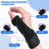 FNANJWQ Adjustable Thumb Spica Splint with Wrist Strap - Thumb Spica Support Brace for Pain Relief, Arthritis, Tendonitis, Sprains - Universal Fit for Right & Left Hand view 3