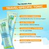 FlyWell Travel Vitamin Tonic for Flight, Jet Lag, Hydration, Circulation, Digestion & Immune Support, Promotes Calmness, Electrolyte Powder, Travel Essentials, Lemon Lime, 15 Sticks view 4