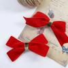 LumaGrove Velvet Ribbon Roll, Single Face Polyester Velvet Ribbon Multicolor 10-38mm Bowknot Christmas Party Decor(17,38mm (3Yards)) view 3