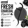 Bamboo Charcoal Dental Floss Picks 200 Count Black Charcoal Flossers with Wheat Straw Handle and Toothpick End for Daily Oral Care view 2