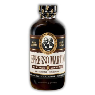 Pheris & James Handcrafted New Orleans Cocktail Mixers - 8 fl oz Bottles, Small Batch Louisiana Bartender Recipes, Makes 16 Drinks Per Bottle, Authentic Mixology Essentials for Home and Special Event Parties (Espresso Martini)