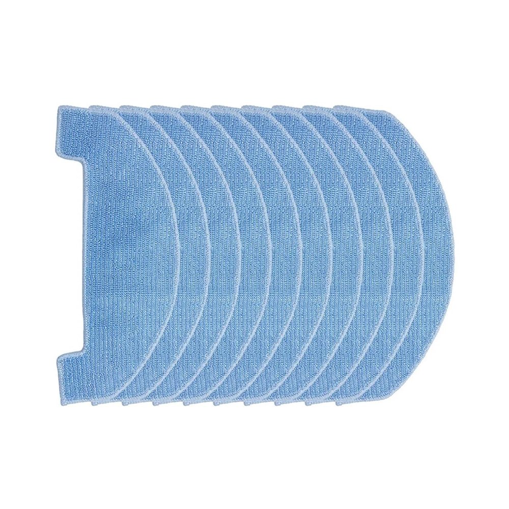 10Pcs Mop Pad Cloth,Compatible For Ultenic,D10 Robot Vacuum Cleaner Spare Parts Household Cleaning Replacement Accessories Reusable