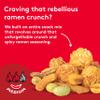 Snak Club Hot & Spicy Ramen Flavored Snack Mix, Crunchy Ramen Pieces, Toasted Corn, Sesame Sticks, Peanuts, Cashews, Edamame, Roasted Green Peas, 8 oz Resealable Bag view 4