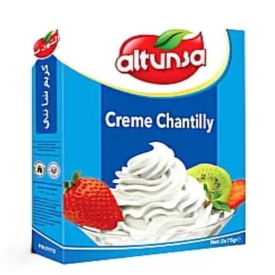 Altunsa's Creme Chantilly Whipped Cream Mix, Professional Dessert Topping, 2x75g per Box. (2 Boxes)