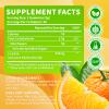 L-Lysine Gummies 500mg, Lysine Gummies Supplement for Immune Support & Skin Health, Collagen Formation Support, Vegan, Gluten Free Chewable Supplement for Adults & Kids, Orange Flavor, 60 Count view 2