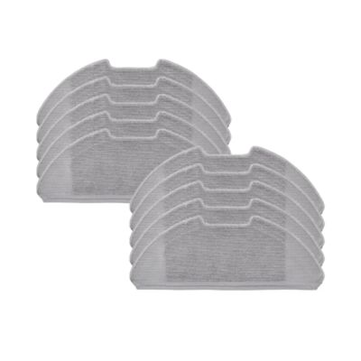10Pcs Washable Mop Cloth Rags Pad,Compatible For Xiaomi, Robot Vacuum Mop 2 Lite/Pro/Mjstl / Mjst1Shw Robot Vacuum Cleaner Reusable