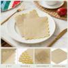 100 Pack Scalloped Napkins Disposable with Gold Foil Edges, 5 x 5 Inch Cocktail Napkins, Dessert Napkins for Wedding, Baby Shower, Birthday Party, Bridal Shower & Dinner Party Decorations view 3