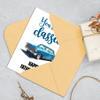 MAICHAODUO Happy Fathers Day Card for Dad from Son Daughter, Classic Car Father's Day Card for Lover, with Envelope Sticker view 4