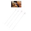 10Pcs Goose Feather Earpick Wax Remover Curette Ear Dig Tool Spoon Cleaner Stick(Crane hair stick) view 3