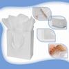 Papertide 30 Pack 5.23.28 Inch Mini White Gift Bags with Tissue Paper view 3