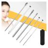 6PCS/Set Ear Cleaner Tool Ear Wax Pickers Stainless Steel Earpick Wax Remover Spoon Soft Spiral Ear Curette Care(B 6pcs) view 2