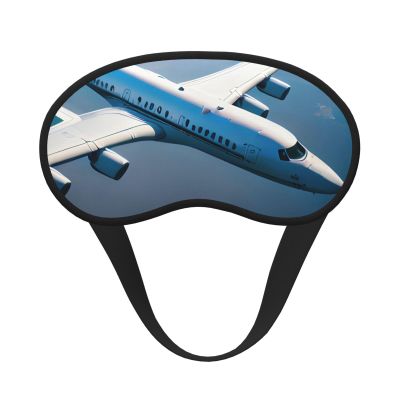 Airplanes Print Washable Eye Mask for Travel Nap Comfort Face Cover Home Hotel Airplane Camping