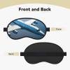 Airplanes Print Washable Eye Mask for Travel Nap Comfort Face Cover Home Hotel Airplane Camping view 2