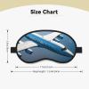 Airplanes Print Washable Eye Mask for Travel Nap Comfort Face Cover Home Hotel Airplane Camping view 4