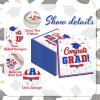 2026 Graduation Napkins - Disposable Party Napkins for College, High School Graduation Decorations, 50 Count PackBlue&Red view 3