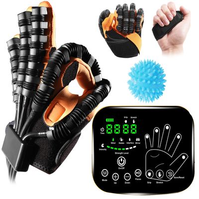 9th Generation Upgrade Rehabilitation Robot Gloves for Stroke Recovery Hand Weakness & Hemiplegia Home Physical Therapy Device with Mirror Training & Multi-Mode (Left Hand, XL)