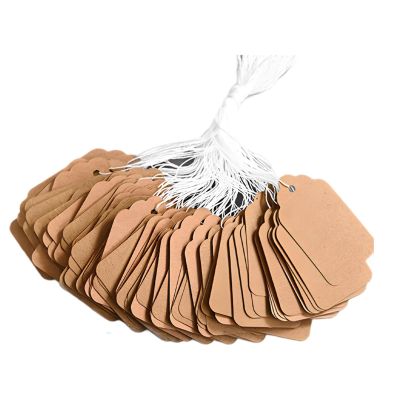 Vestamore Tags Pre-Strung, 200 Pcs, For Jewelry, Gifts