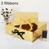 GoooodGift Large Gift Box Gold 1 Pack 13.5x11x5.3 inch Luxury Gift Box for Presents with Magnetic Closure Lid Collapsible,Birthday,Christmas,Wedding,Contains Shredded Paper Filler view 2