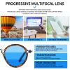 JOLLYNOVA HD7 Progressive Multifocal Reading Glasses RT95, No-Line Readers, Multi-Distance Vision, Blue Light Blocking, Adaptation Required (Progressive & Black Tortoise, 2, x) view 2