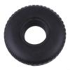 10 Inch Solid Rubber Tire 4.10/3.50-4 260x85 3.00-4 Wear-Resistant Replacement Wheel for Trolley and Electric Mobility Scooters Black view 4