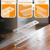 Beautyflier Insulin Pen Holder for Mounjaro Insulin Pen, 6-Slot Acrylic Insulin Pen Organizer Case for Fridge, Space Saving, Preventing Loss (Holder Only, Insulin Pen Not Included) view 2