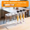 Beautyflier Insulin Pen Holder for Mounjaro Insulin Pen, 6-Slot Acrylic Insulin Pen Organizer Case for Fridge, Space Saving, Preventing Loss (Holder Only, Insulin Pen Not Included) view 3