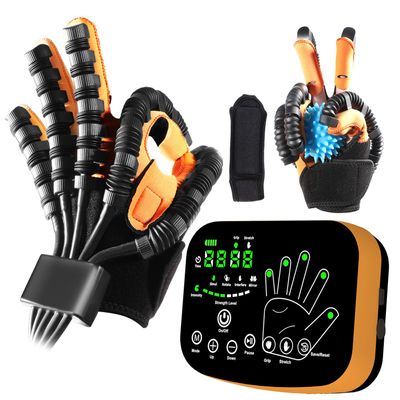 7th-Gen Rehabilitation Robot Gloves Automatic Finger Training Glove for Paralysis & Hemiplegia, Mirror Training & Multi-Mode Home Stroke Therapy Equipment (LH, XL)