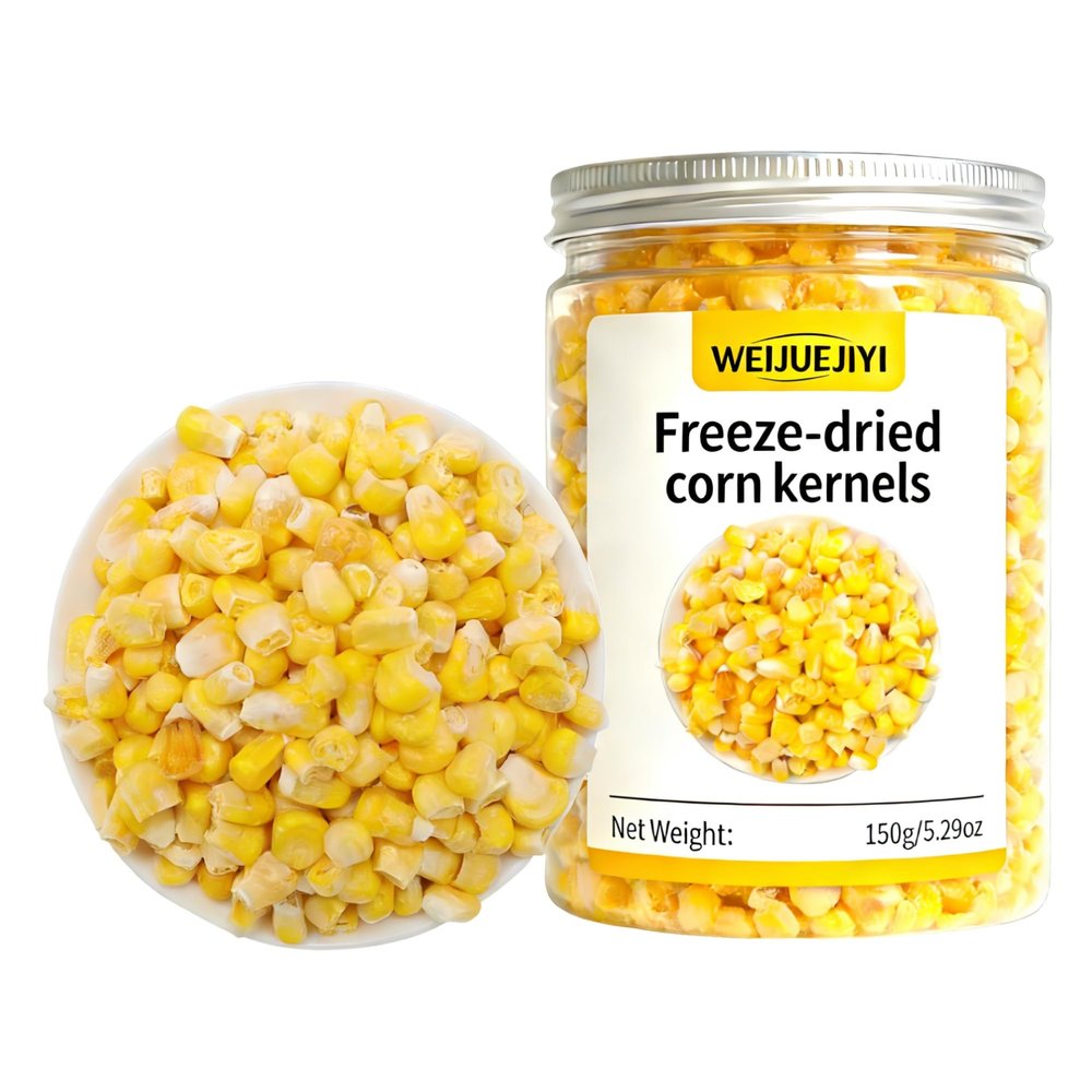 WEIJUEJIYI Freeze-dried Corn Kernels150g, natural snack, without additives