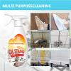 WUEOCU Clean Up Kitchen Oil Stains Spray, FIELL Oil Stains Clean Up Kitchen, Heavy Oils Stain Cleaner Kitchens, Degreaser Cleaning Heavy Duty, Multi Functiona Foam Cleaning Spray, 240ML/8.45OZ (2PC) view 2