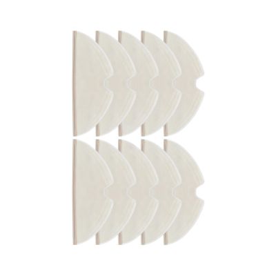 10PCS Mop Cloth Replacement, Compatible For Roborock S5 Max / S50 / S502 / S55 / S6 Pure / E4 - Robot Vacuum Cleaner Parts