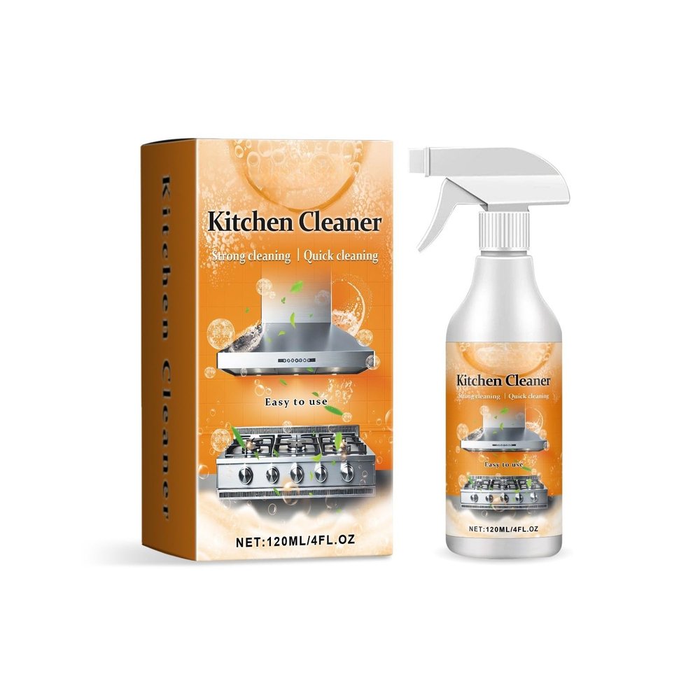 All Purpose Cleaner Spray - Kitchen Cleaner Spray Range Hood & Stove Degreaser Sprayer for Kitchen, Easy to use Heavy Duty Stove and Oven Cleaner