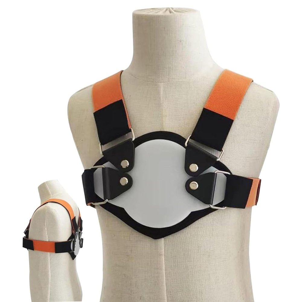 AMQYDT Pectus Carinatum Orthosis Brace, Pigeon Chest Support for Adult, Pectus Carinatum Orthosis Brace, Adjustable Size, Skin-Friendly and Breathable, Day and Night Use & Will Not Move for All Ages