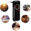 Digital LCD Breathalyzer Tester with High Accuracy Semiconductor Sensor, Portable BAC Detector with LED Alerts for Drivers and Personal Use, Black(B) view 3
