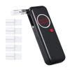 Digital LCD Breathalyzer Tester with High Accuracy Semiconductor Sensor, Portable BAC Detector with LED Alerts for Drivers and Personal Use, Black(B) view 4