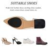 12 Pcs Shoe Sole Protector for Heels, Non-Slip Shoe Pads for Bottom of Shoes, Rubber Self Adhesive Heel Pads Anti-Slip Shoe Grips Shoes Gummies for Heels view 4
