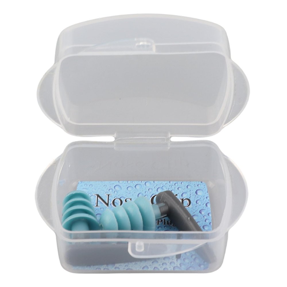 2PCS Waterproof Swimming Ear Plugs for Adults, Reusable Soft Silicone Swim Earplugs for Swimming Surfing Snorkeling Showering and Water Pool Beach Ocean