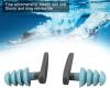 2PCS Waterproof Swimming Ear Plugs for Adults, Reusable Soft Silicone Swim Earplugs for Swimming Surfing Snorkeling Showering and Water Pool Beach Ocean view 2
