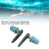 2PCS Waterproof Swimming Ear Plugs for Adults, Reusable Soft Silicone Swim Earplugs for Swimming Surfing Snorkeling Showering and Water Pool Beach Ocean view 4