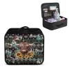 Gomyblomy Aztec Highland Cow Print First Aid Kit Bag Empty Portable First Aid Kits for Business Travel Medium Emergency Medical Kit for Cars Home Medicine Bag Medical Supplies Bags view 1