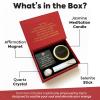 Pisces Zodiac Lucky Box Deluxe Spiritual Gift Set with Jasmine Candle, Raw Quartz, Selenite Wand, Affirmation Magnet & Energy Card | Astrology Birthday Gift for Women & Men view 2