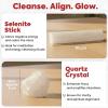 Pisces Zodiac Lucky Box Deluxe Spiritual Gift Set with Jasmine Candle, Raw Quartz, Selenite Wand, Affirmation Magnet & Energy Card | Astrology Birthday Gift for Women & Men view 3